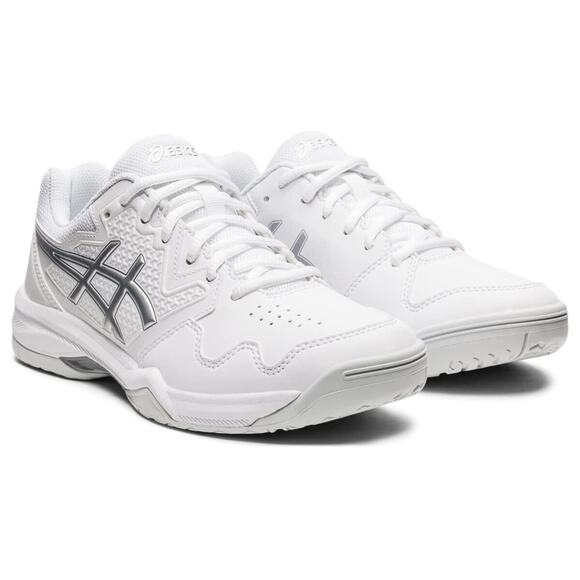 ASICS Women\'s Gel-Dedicate 7 Tennis Shoes, White/Pure Silver US 8.5 main image 8